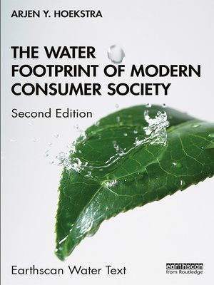 cover image of The Water Footprint of Modern Consumer Society